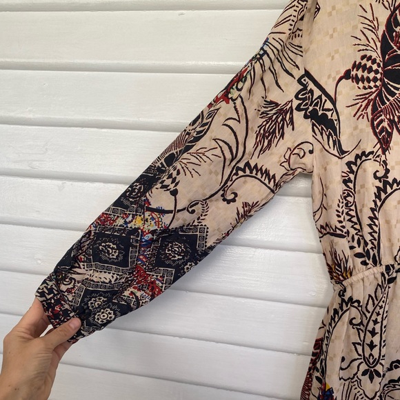 Lucky Brand • Bohemian Colorful Patterned Maxi Dress - Picture 4 of 13